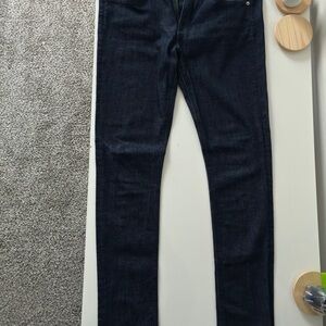 rag & bone Men's Skinny Jeans - Dark Blue